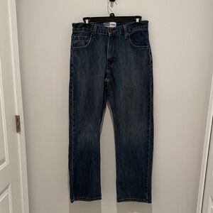 Signature by Levi Strauss Dark Blue Straight Jeans